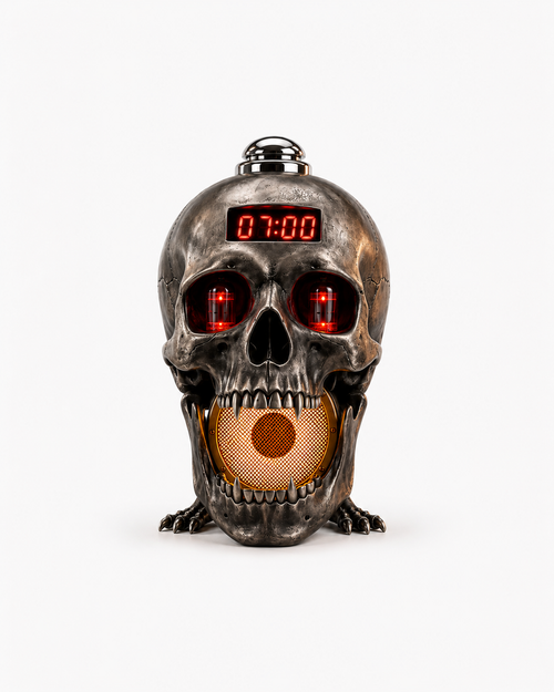 RiffRide™ Skull alarm clock